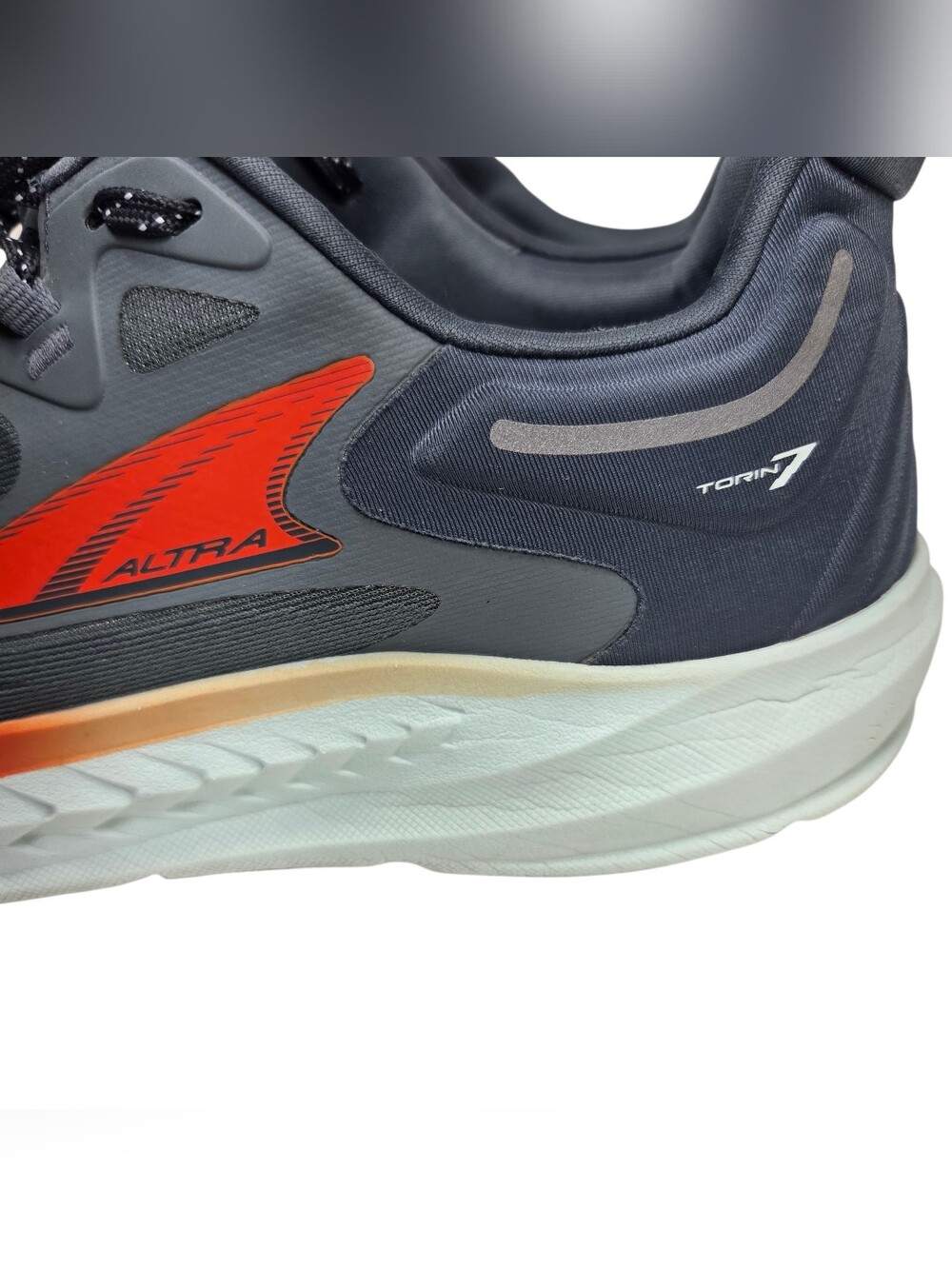 Altra Men's Running Shoes Gray with Orange Accents. Size 11.5 - Picture 8 of 8